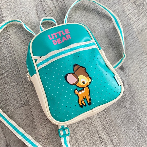 Disneyland exclusive Baby Bambi backpack Disney CUTIES LITTLE DEAR rare bag - Picture 6 of 10